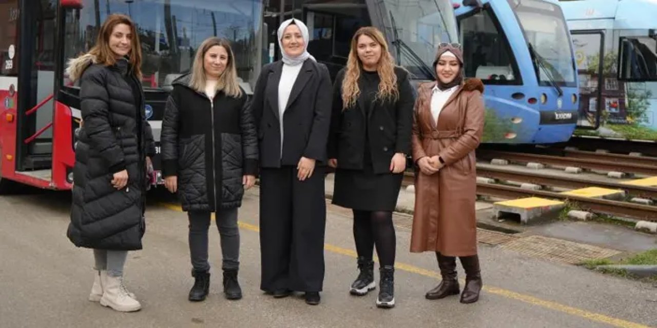 Samsun’da toplu ulaşım kadınlara emanet!