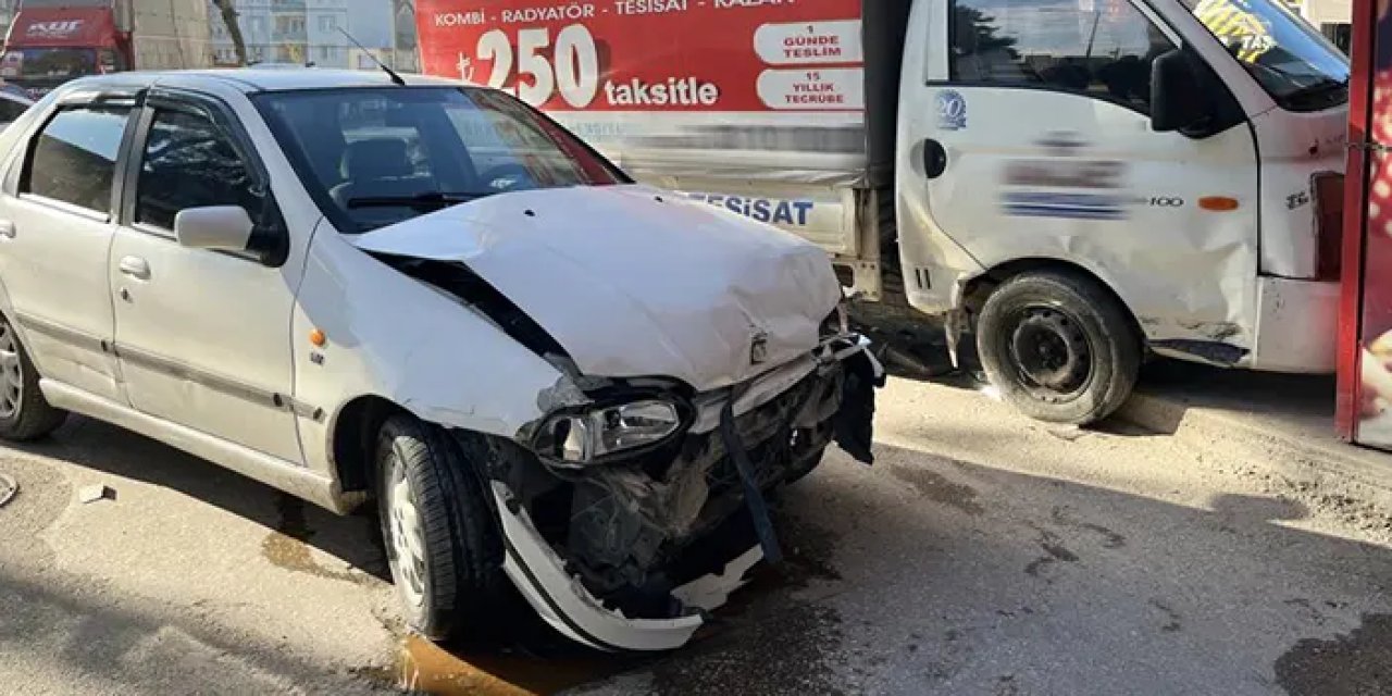 Ordu'da korkutan kaza: Kamyonet marketin önünde son anda durdu!