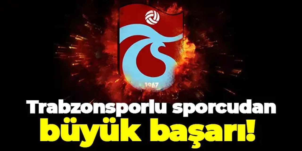 Trabzonsporlu sporcudan büyük başarı! Yağmur Yılmaz’dan Avrupa’da bronz madalya