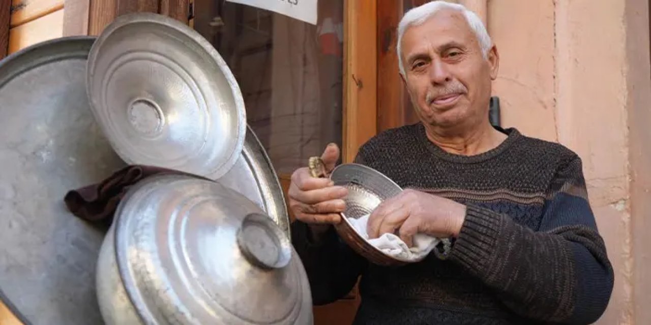 Samsun’da 45 yıllık kalay ustası: “Mesleğimiz yok oluyor”