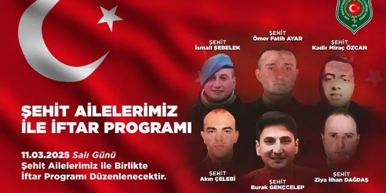 Trabzon’da şehit aileleri iftarda buluşacak!