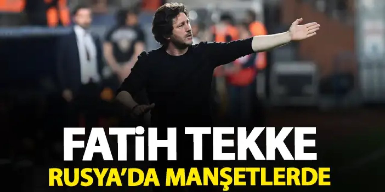 Fatih Tekke'nin Trabzonspor'a gelişi Rusya'da manşetlerde