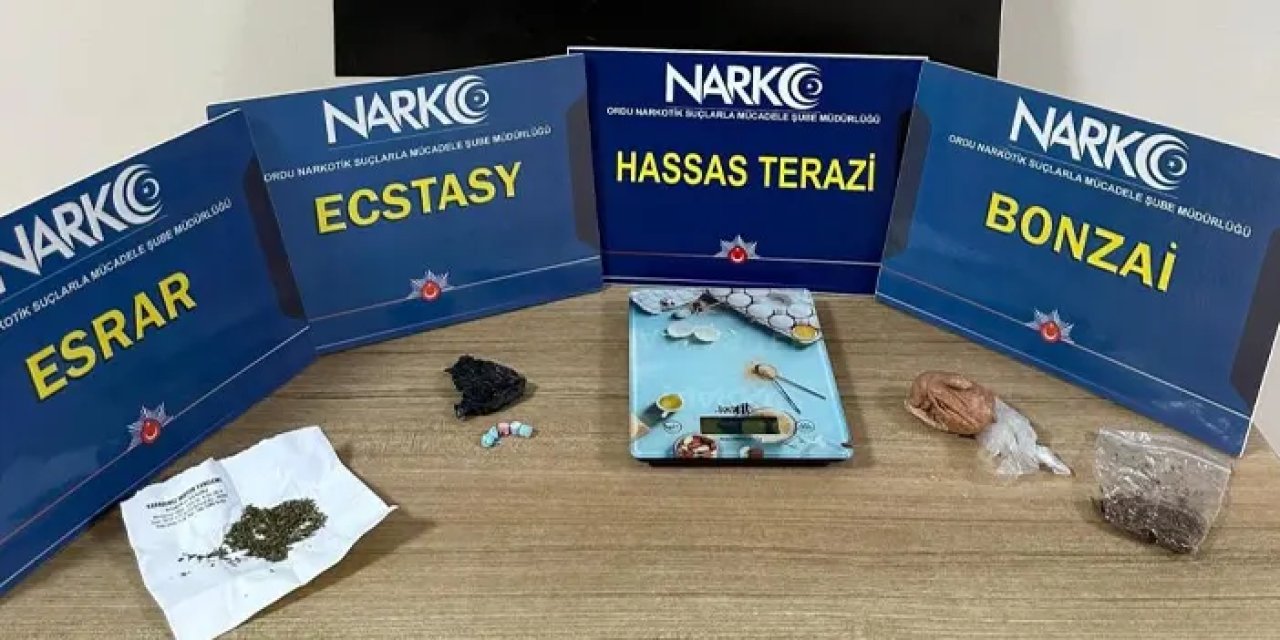Ordu’da uyuşturucu operasyonu! 1 tutuklama