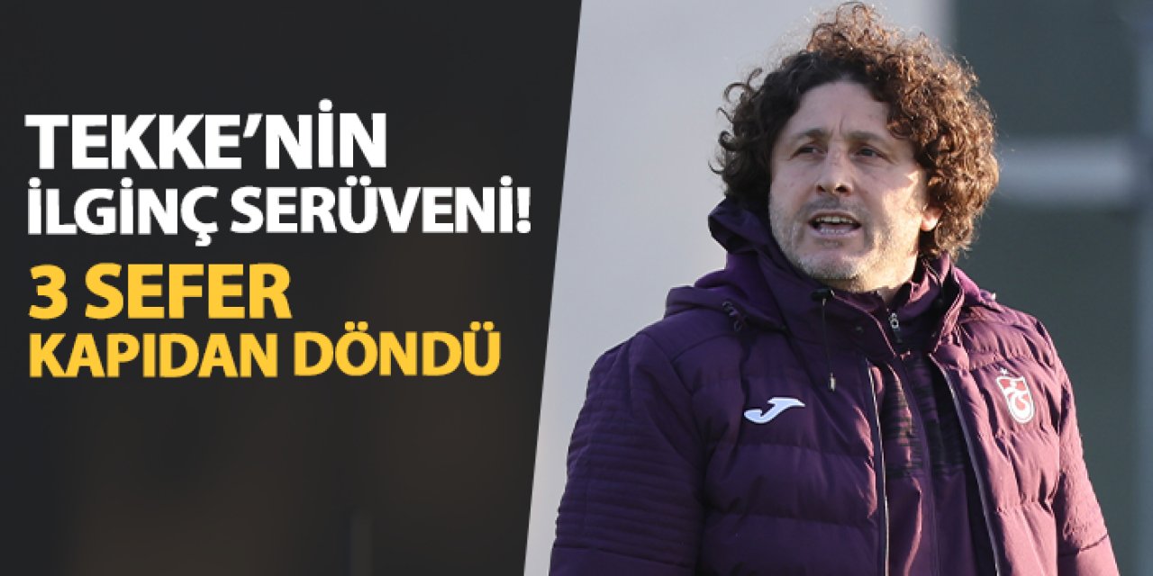 Trabzonspor'da 3 kez kapıdan döndü! Fatih Tekke 18 yıl sonra muradına erdi