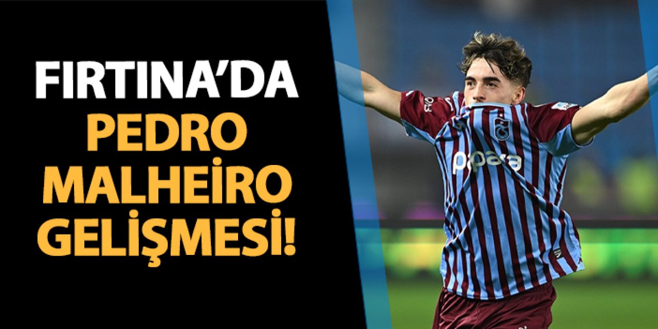 Trabzonspor'da Pedro'nun sakatlığında flaş gelişme!