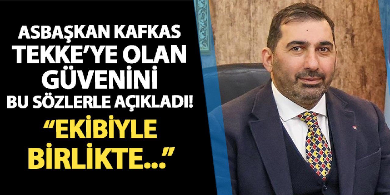 Trabzonspor Asbaşkanı Kafkas’tan Fatih Tekke ve Gelecek Planları Açıklaması