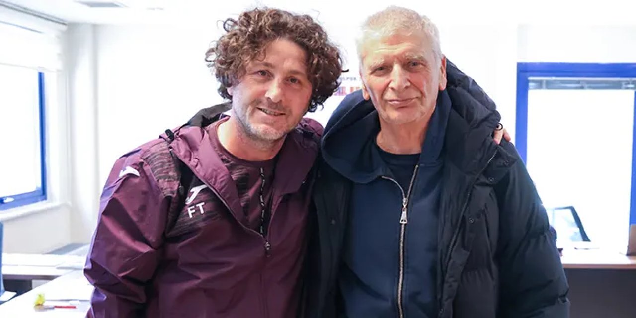 Trabzonspor Altyapı Koordinatörü Şahinkaya’dan Fatih Tekke’ye destek ziyareti