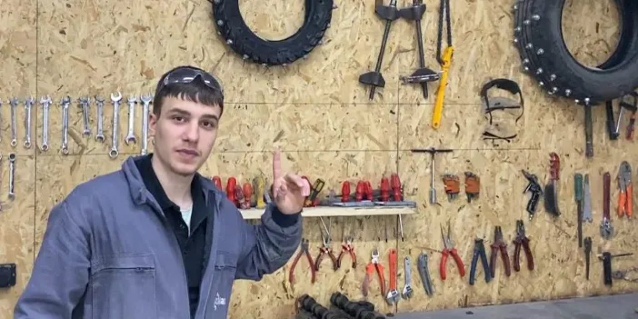 Rize usulü kar motosikleti ile büyük bir soruna çözüm buldu!