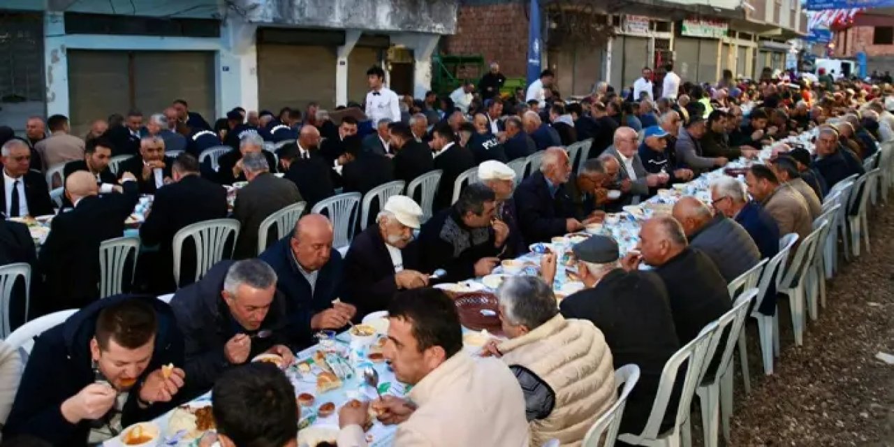 Ordu’da kurulan ‘İki Şehir, Bir Sofra’ iftarına 2 bin kişi katıldı