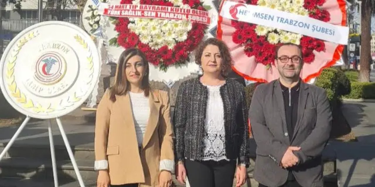 Hekimsen Trabzon'da Tıp Bayramı açıklaması "14 Mart, özgürlüğün ve mücadelenin sembolüdür"