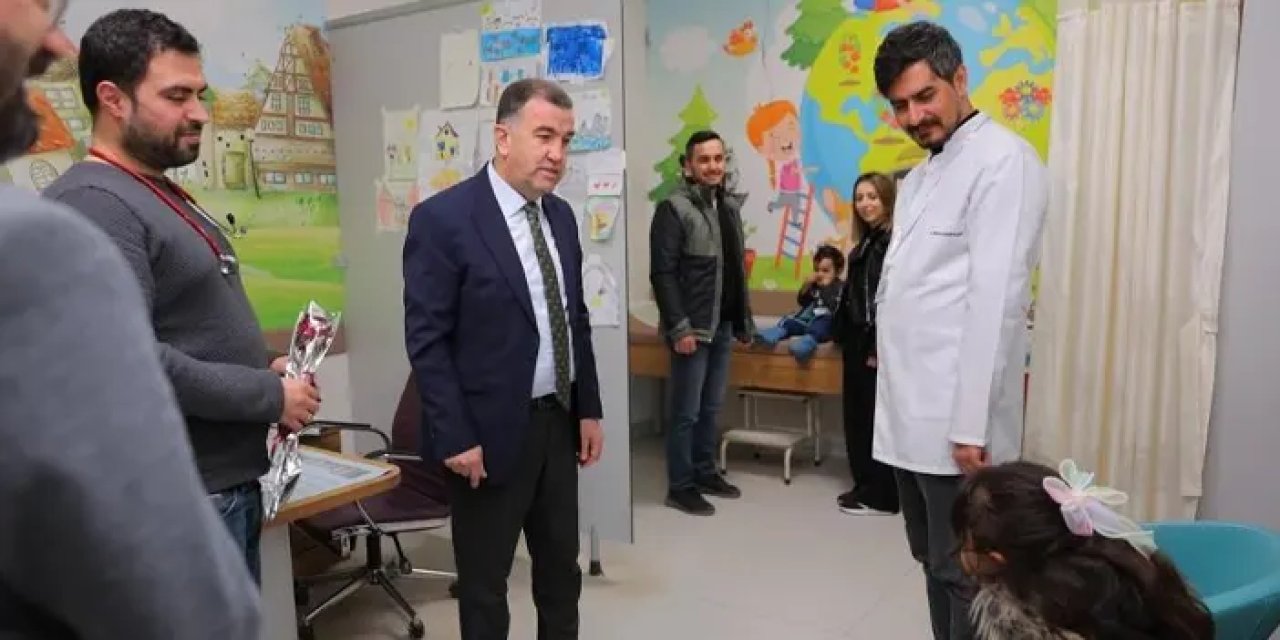 Bayburt Valisi Eldivan sağlık çalışanlarıyla bir araya geldi!