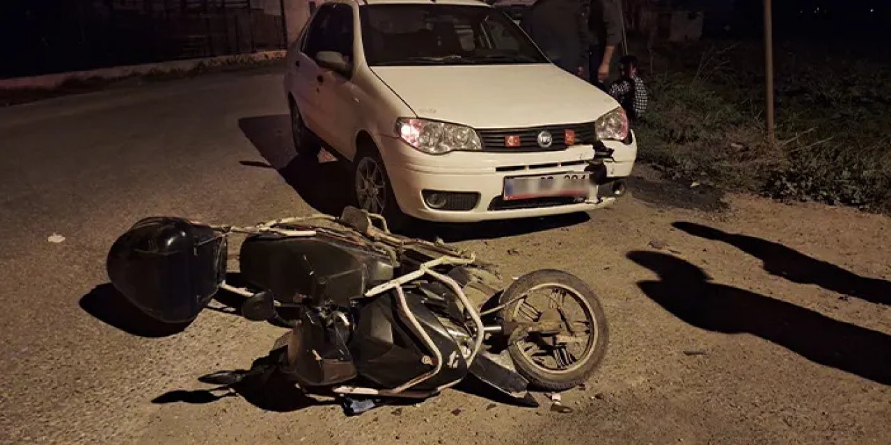 Samsun’da otomobille elektrikli bisiklet çarpıştı! Baba ve kızı yaralandı