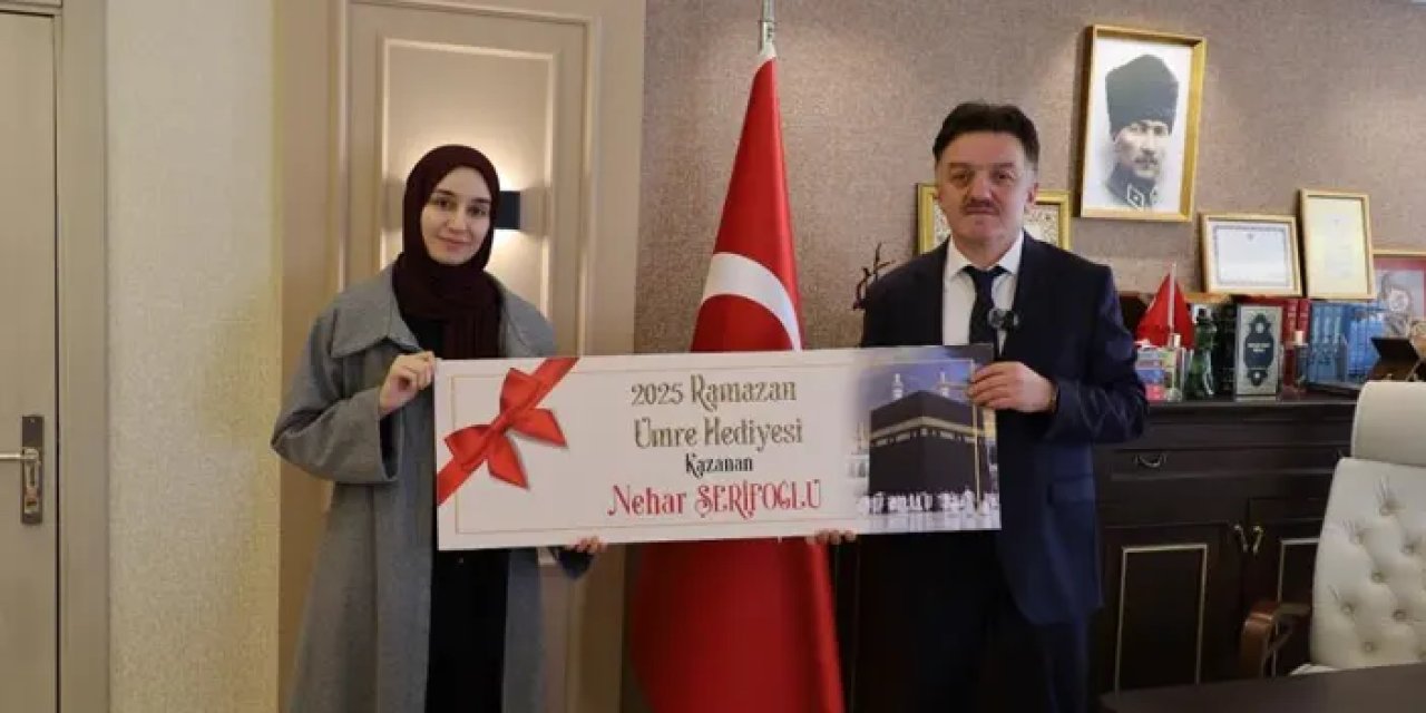 Samsun Bafra’da Umre çekilişinin kazananı belli oldu