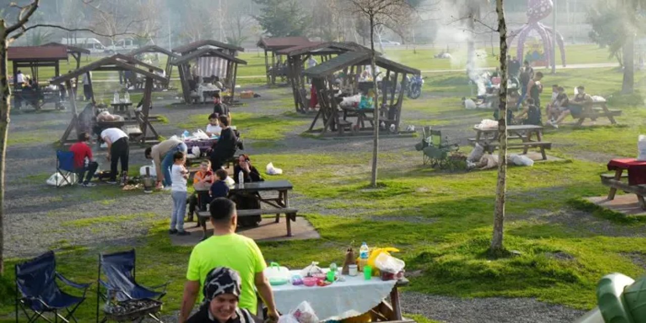 Samsun’da iftarda mangal şehrin geleneği haline geldi