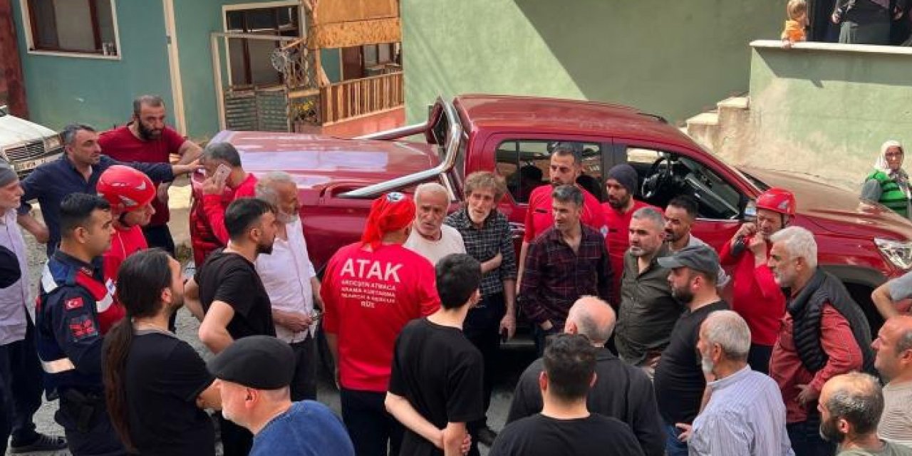 Rize’de kayıp vatandaş ekipler tarafından bulundu