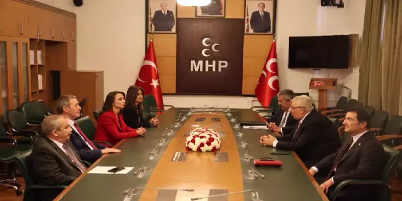DEM heyeti ile MHP görüştü! Ortak açıklama yapıldı