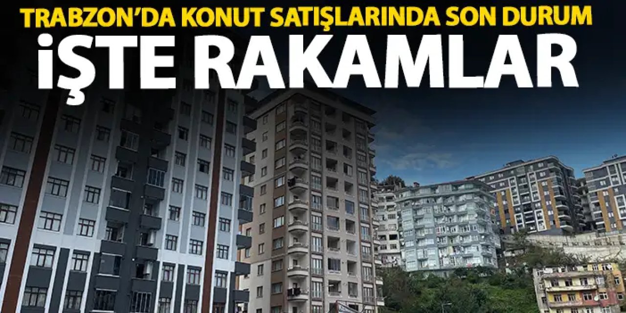 Trabzon'da konut satışları arttı! İşte Şubat 2025 verileri