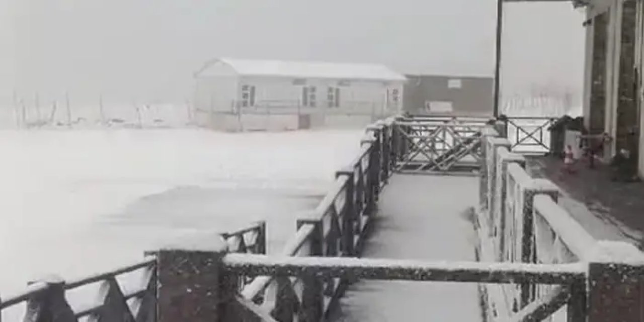 Batı Karadeniz ili kışı tekrar yaşıyor! Kar yağışı etkili oldu