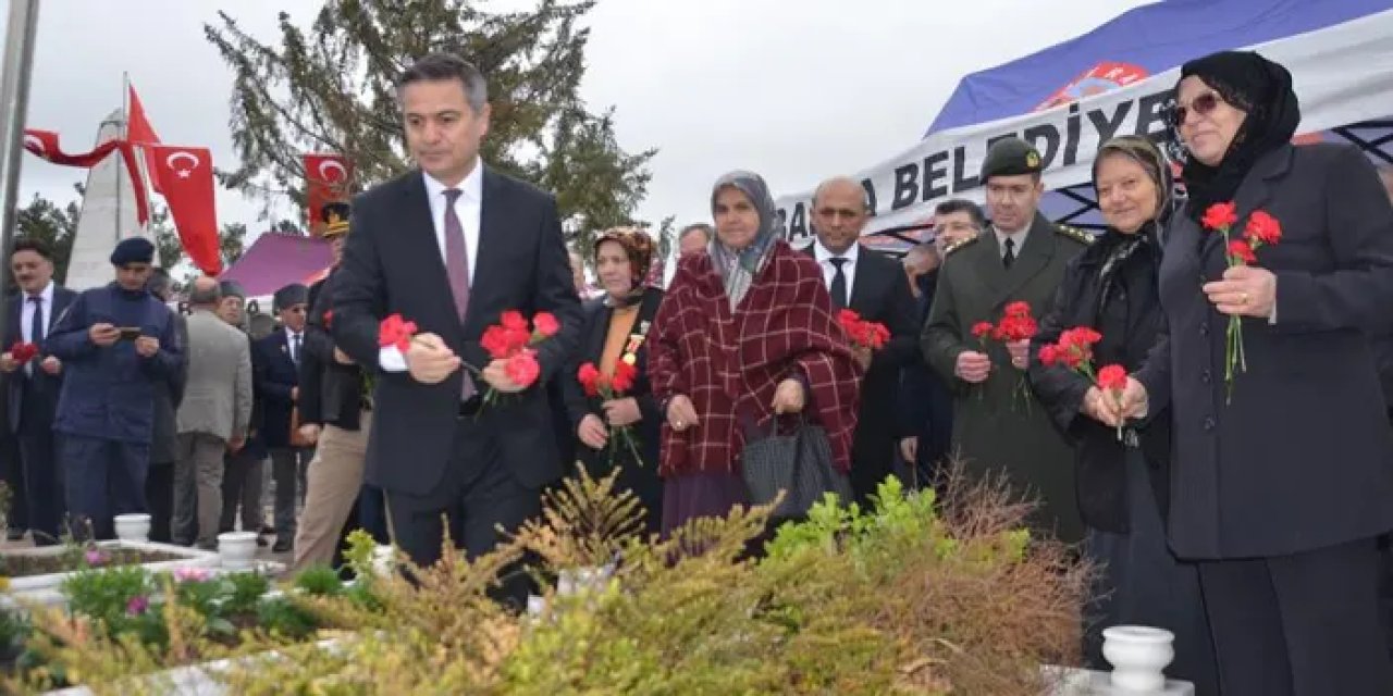 Samsun Bafra’da şehitler dualarla anıldı