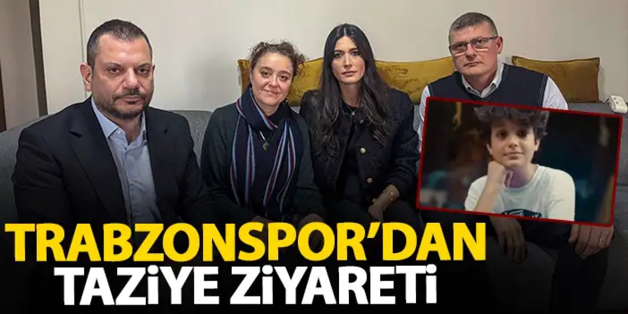 Trabzonspor Başkanı Ertuğrul Doğan'dan Mattia Ahmet Minguzzi'nin ailesine taziye ziyareti
