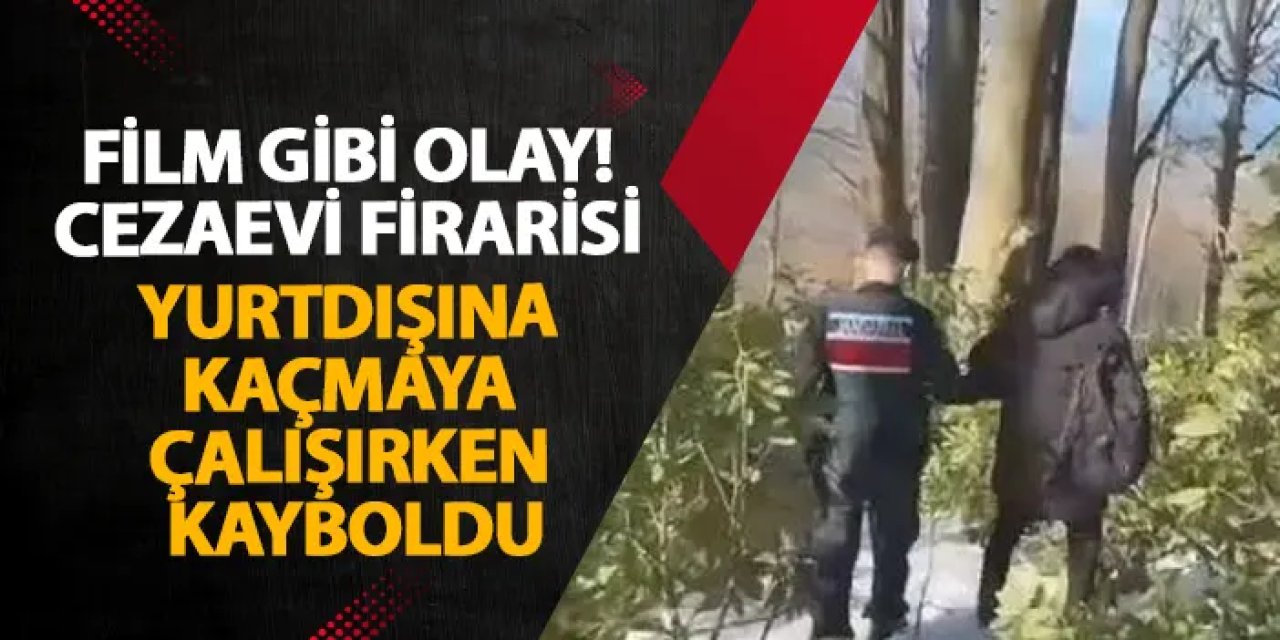 Artvin’de film gibi olay! Cezaevi firarisi yurtdışına kaçmaya çalışırken kayboldu
