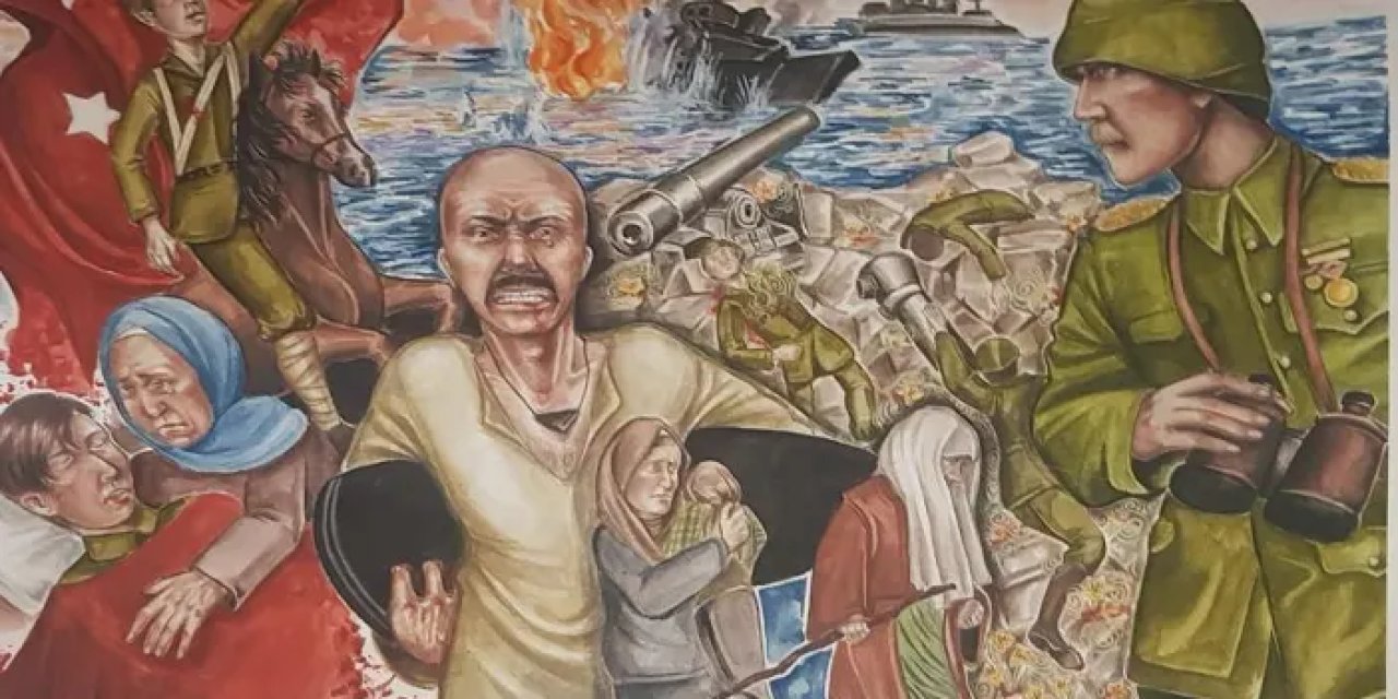 Bayburt’ta Çanakkale Ruhu temalı resim yarışması düzenlendi