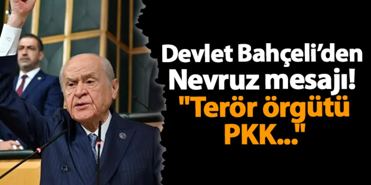 Devlet Bahçeli’den Nevruz mesajı! "Terör örgütü PKK..."