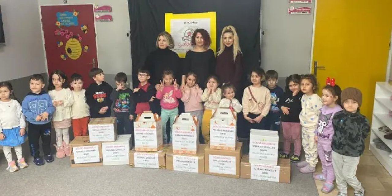 Ordu’da minik yüreklerden ihtiyaç sahibi ailelere yardım eli!