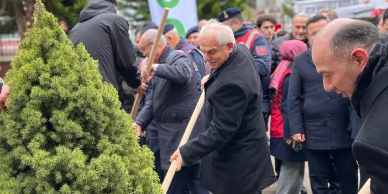 Giresun’da fidanlar toprakla buluşturuldu!
