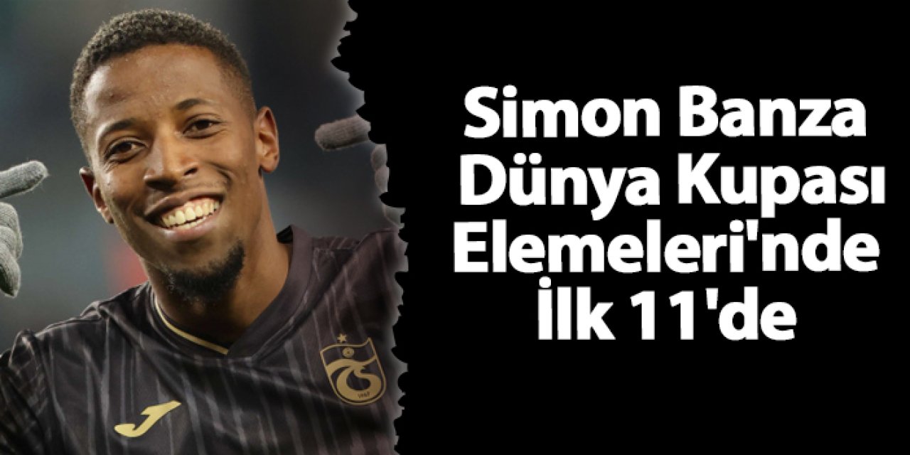 Simon Banza Dünya Kupası Elemeleri'nde İlk 11'de