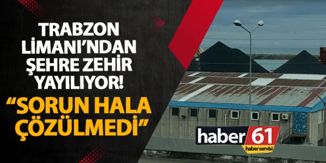 Trabzon Limanı’ndan şehre zehir yayılıyor! “Sorun hala çözülmedi”