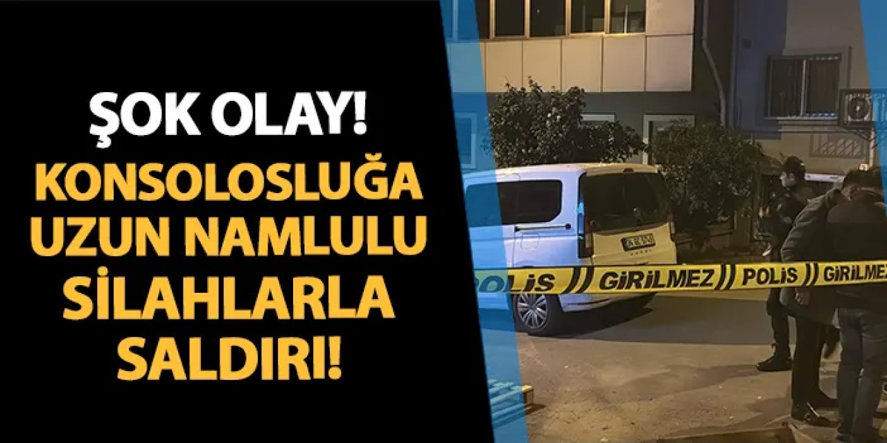 Türkiye'de şok olay! Konsolosluğa uzun namlulu silahla saldırı