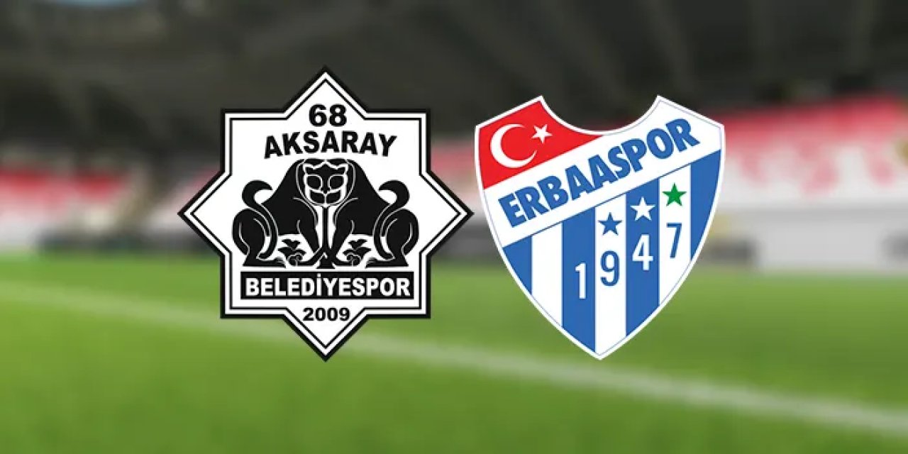 28. haftada 68 Aksaray Belediyespor, sahasında Erbaaspor ile karşı karşıya geliyor