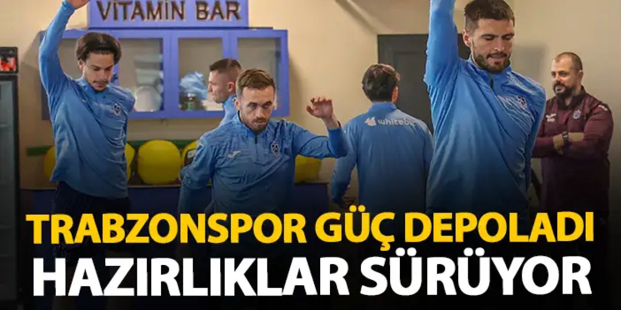 Trabzonspor, Göztepe Maçı Öncesi Çift Antrenmanla Hazırlıklarını Sürdürüyor