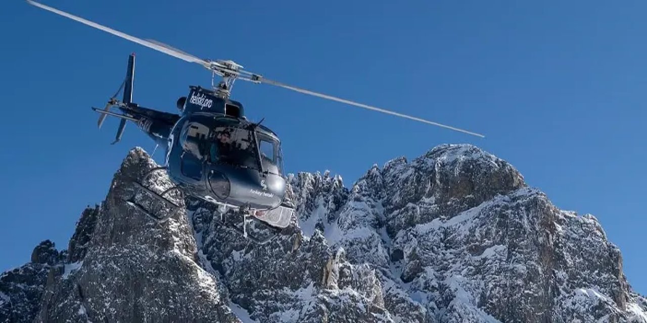 Rize Kaçkar Dağları’nda heliski etkinliği heyecanı sürüyor!
