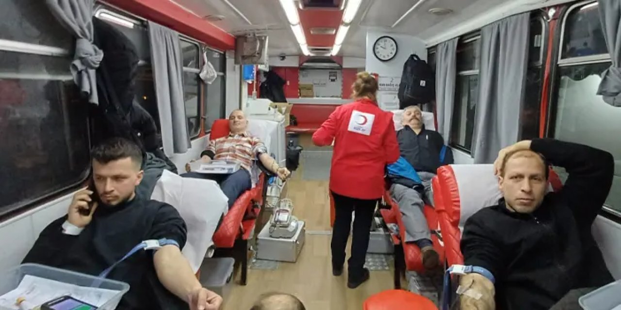 Trabzon’da kan bağışına rekor katılım!