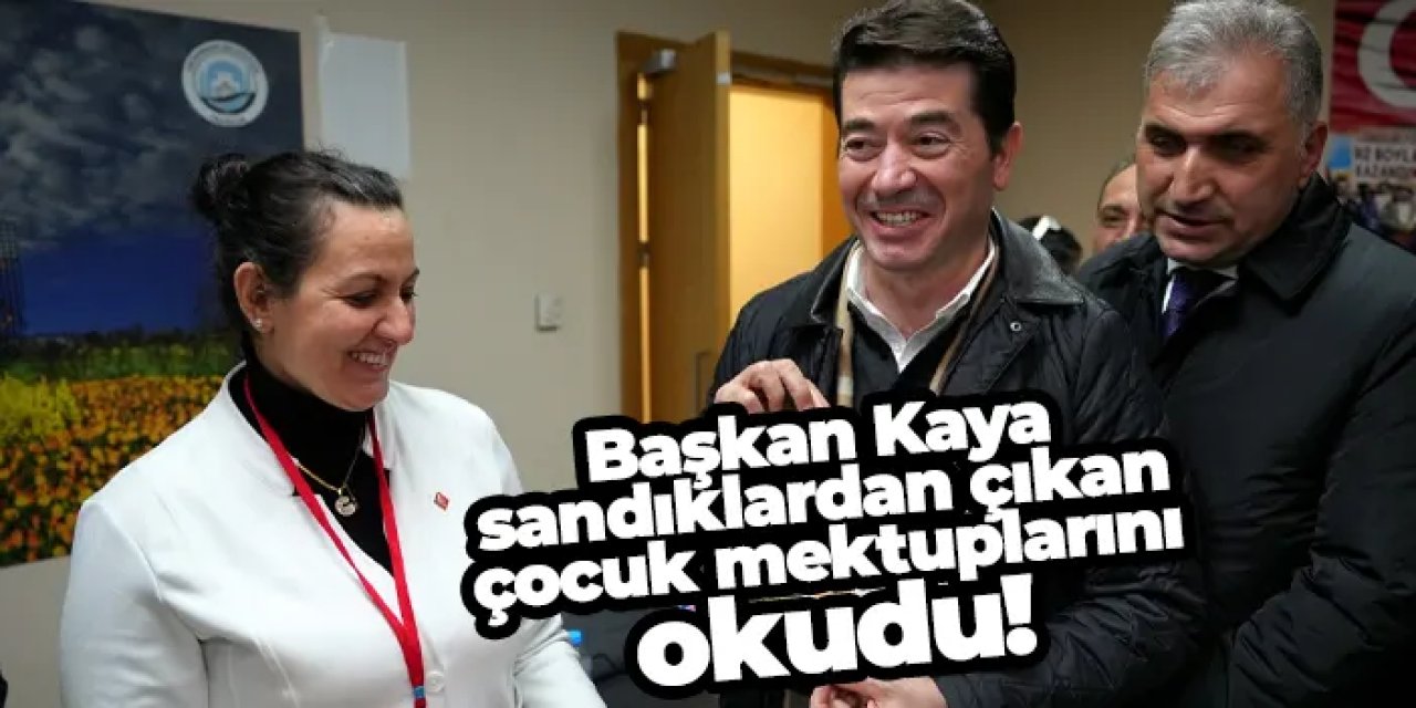 Başkan Kaya, sandıklardan çıkan çocuk mektuplarını okudu: ‘Arkamız değil ama direnişimiz sağlam’