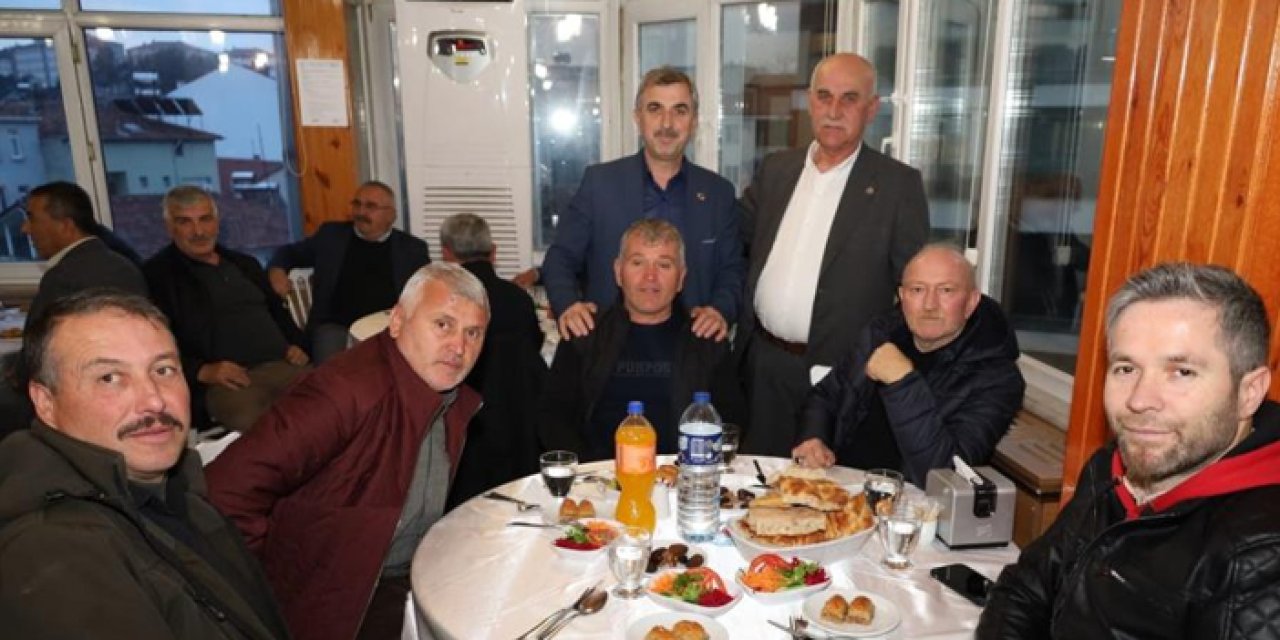 Samsun'da muhtarlar iftarda buluştu