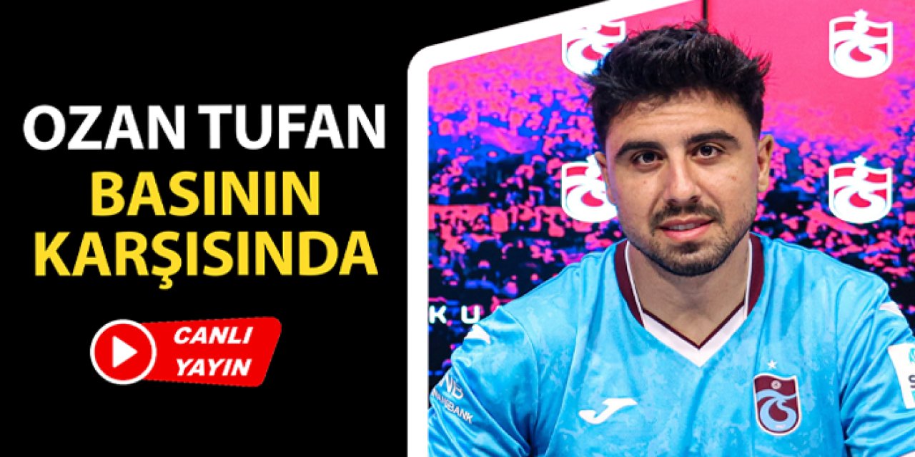 Trabzonspor'da Ozan Tufan açıklamalarda bulunuyor