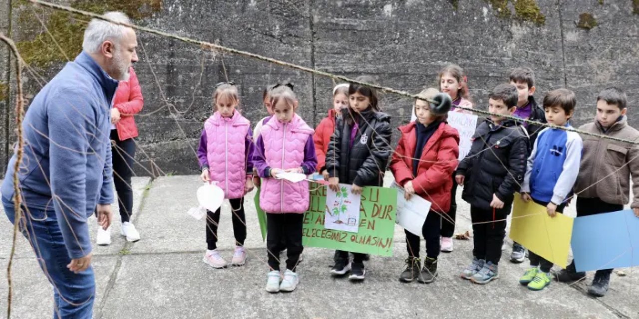 KTÜ’den miniklere deniz dersi: Hayalet ağlara karşı farkındalık eğitimi