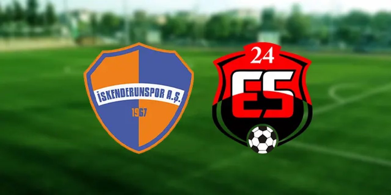 İskenderunspor ile 24 Erzincanspor karşı karşıya gelecek.  Maç kadrosu, ilk 11'ler