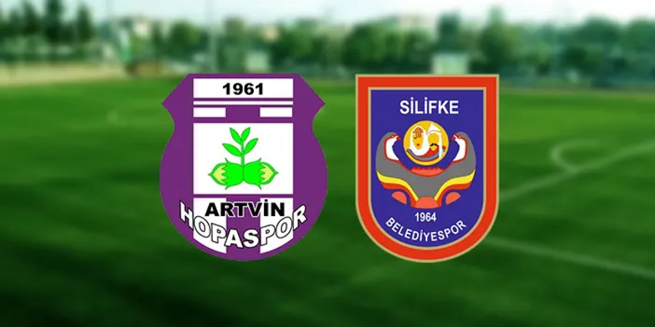 Artvin Hopaspor ile Silifke Belediye Spor karşı karşıya gelecek. Maç kadrosu, ilk 11'ler