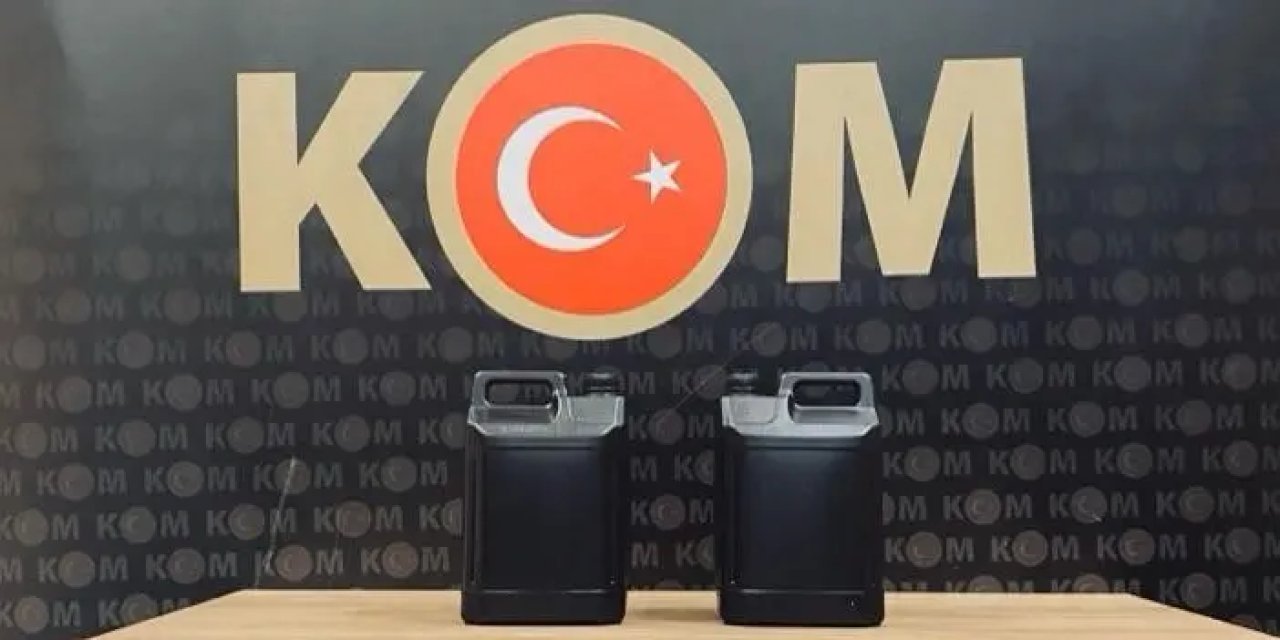 Gümüşhane’de polis uygulamasında sahte alkol operasyonu