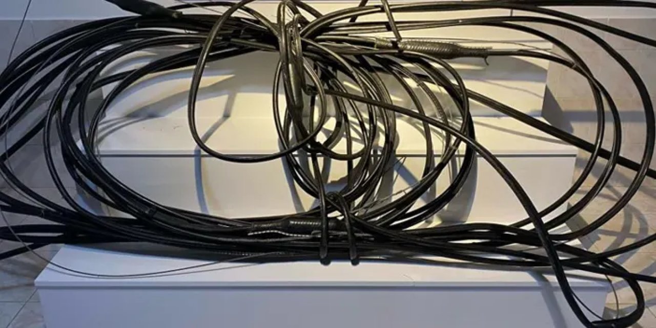 Samsun’da kablo hırsızı suçüstü yakalandı