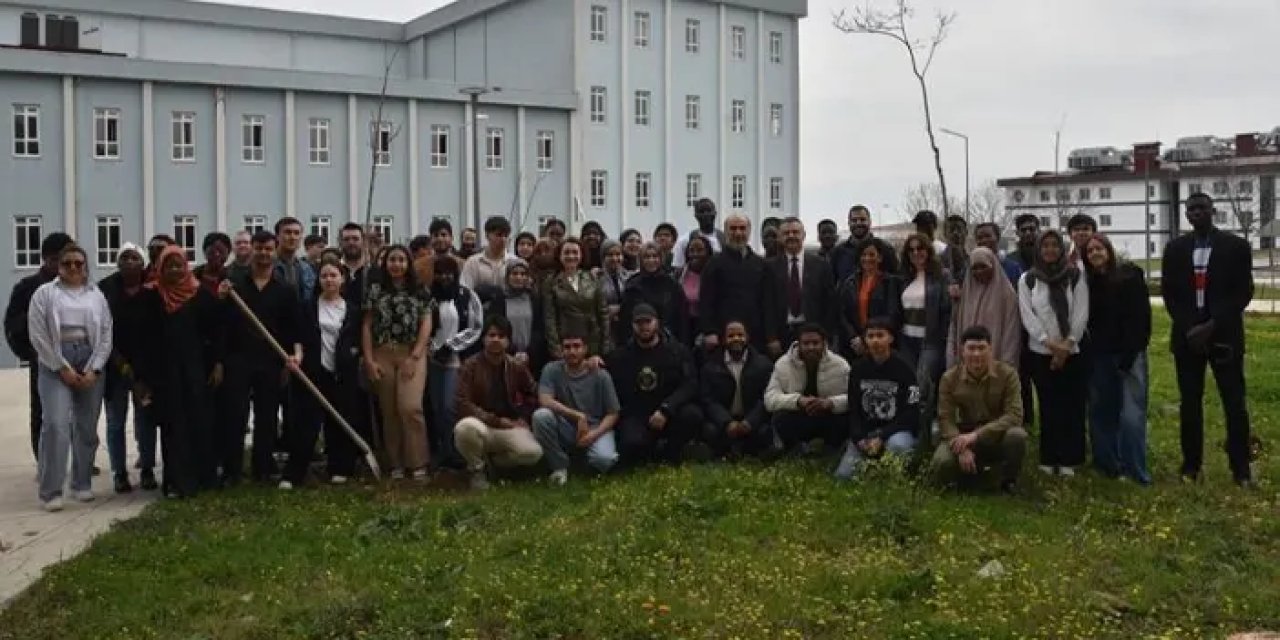 Samsun OMÜ’de 50 yıla özel 50 fidan dikildi