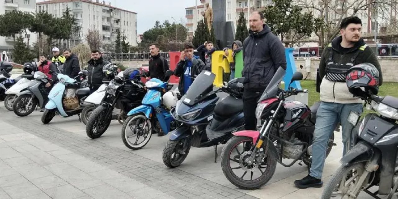 Samsun’da motosiklet sürücülerine güvenli sürüş eğitimi!