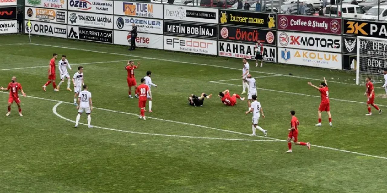 Trabzon'da gergin maç: Sebat Gençlikspor liderliği Mardin'e kaptırdı