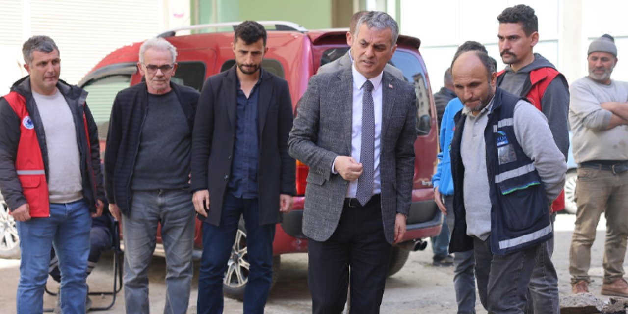 Yomra Belediyesi iki caddede altyapı çalışmalarına başladı