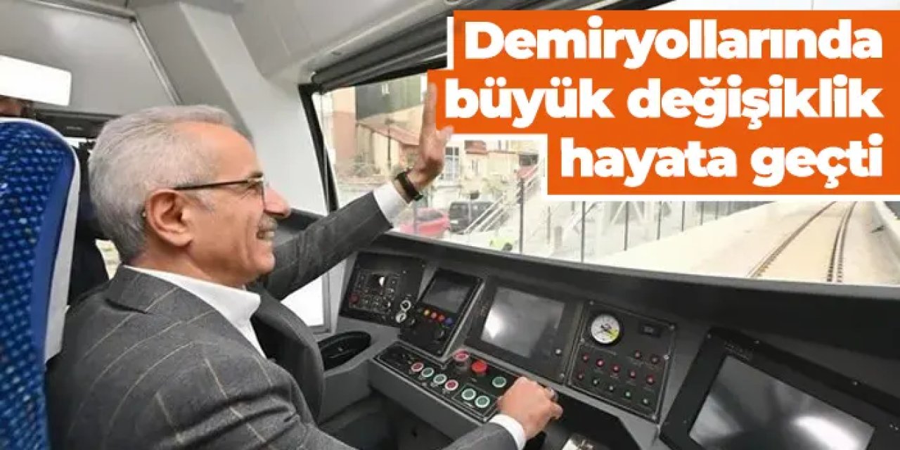 Bakan Uraloğlu açıkladı! "Demiryollarında yapay zeka dönemi başladı"