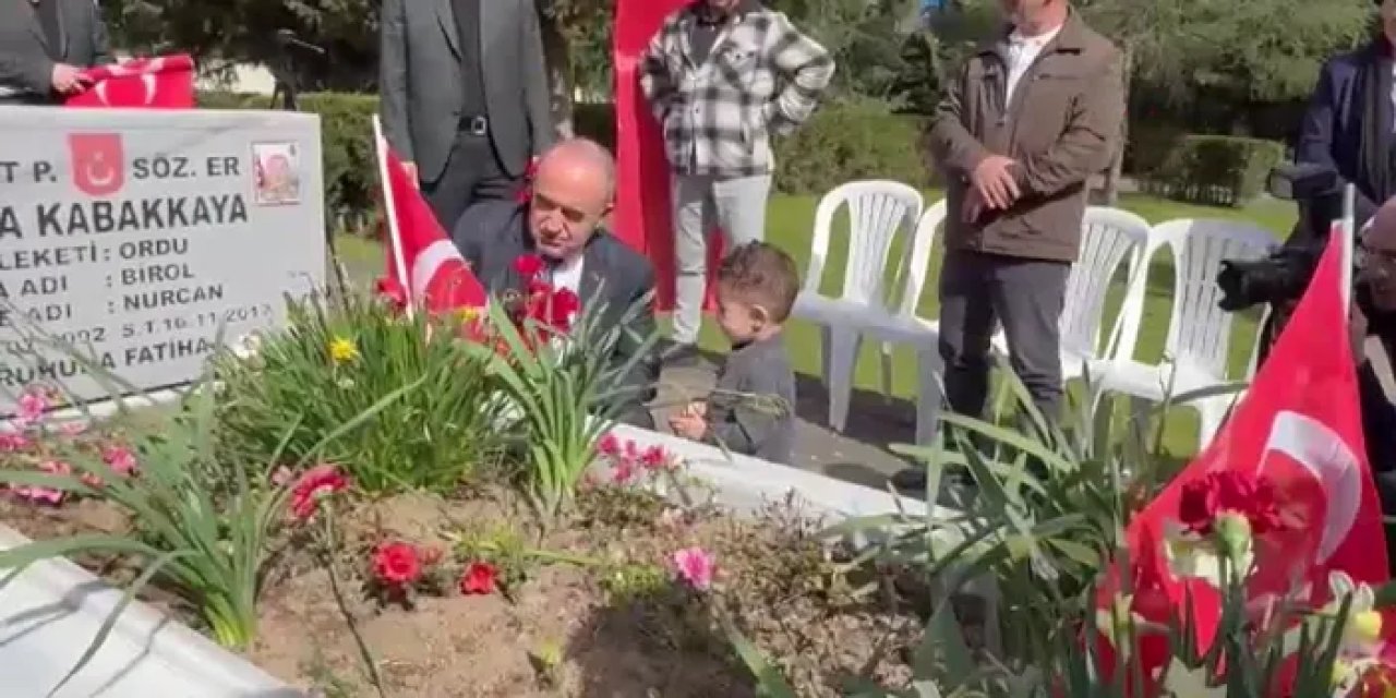 Ordu'da şehit Sefa Kabakkaya’nın yeğeni Arel'in isteği yerine getirildi